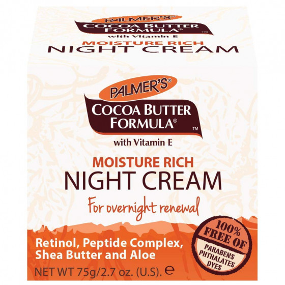 Palmer's Cocoa Butter Moisture Rich Night Cream - Ночной питательный крем для лица - 1