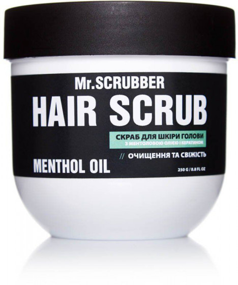 Mr.Scrubber Menthol Oil Hair Scrub - Скраб для кожи головы с ментоловым маслом и кератином