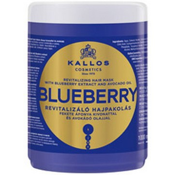 Kallos Blueberry Revitalizing Mask For Dry, Damaged, Chemically Treated Hair, With Blueberry Extract And Avocado Oil - Маска для волос с экстрактом черники