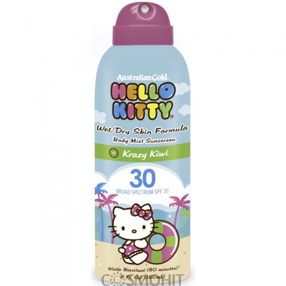 Australian Gold Hello Kitty Paradise Pineapple SPF 30 - Солнцезащитный спрей аэрозоль для детей SPF 30