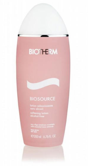 Biotherm Biosource Softening Lotion - Лосьон для лица освежающий, тонизирующий для сухой кожи