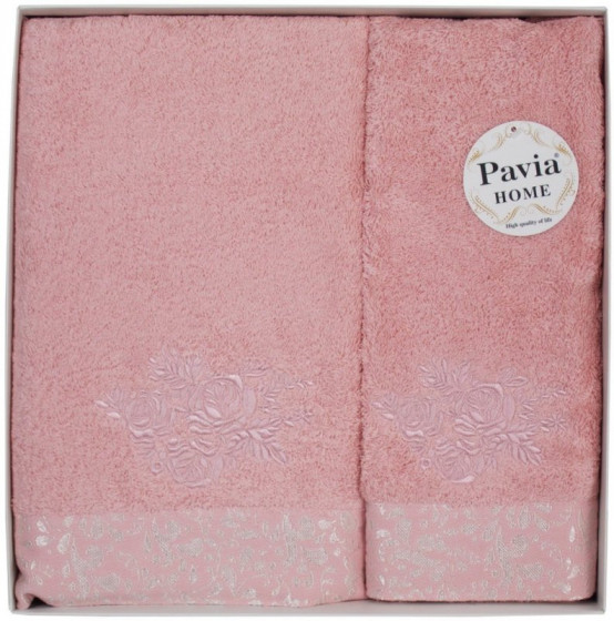 Pavia Rose Pink - Набор полотенец (розовый)