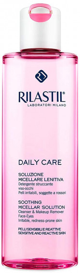 Rilastil Daily Care Soothing Micellar Solution - Мицеллярная вода для чувствительной кожи лица и глаз