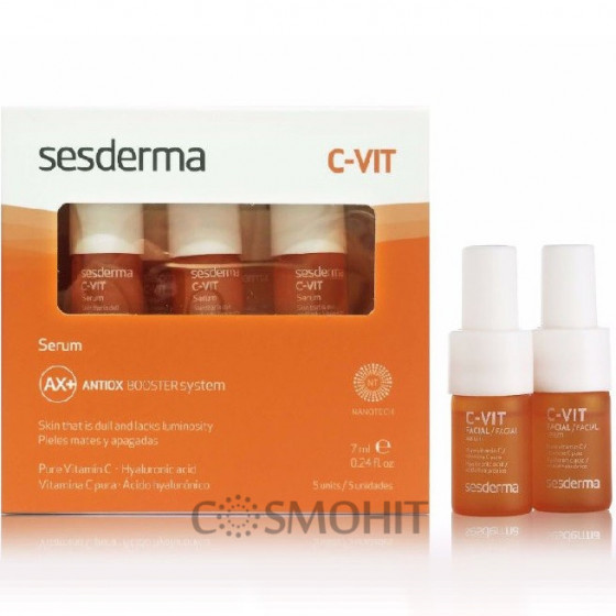 Sesderma C-Vit Serum - Реактивирующая двухфазная сыворотка с гиалуроновой кислотой