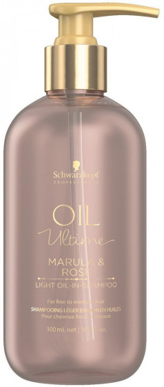 Schwarzkopf Professional Oil Ultime Light Oil-In-Shampoo - Шампунь для тонких и нормальных волос с маслом марулы и розы
