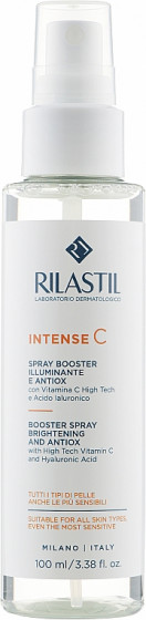 Rilastil Intense C Booster Spray - Антиоксидантный осветляющий спрей-бустер с витамином С