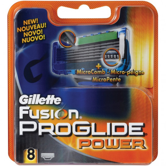 Gillette Fusion ProGlide Power - Сменные кассеты для бритья