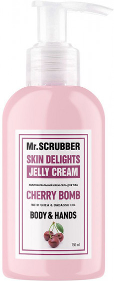 Mr.Scrubber Skin Delights Body&Hands Jelly Cream "Cherry Bomb" - Крем-гель для тела и рук