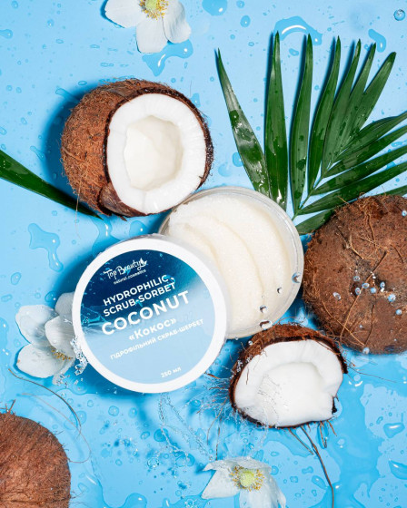 Top Beauty Hydrophilic Scrub-sorbet "Coconut" - Гидрофильный скраб-щербет для тела "Кокос" - 2