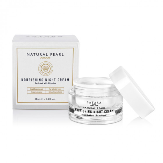 Satara Natural Pearl Nourishing Night Cream - Ночной питательный крем с витаминами - 2