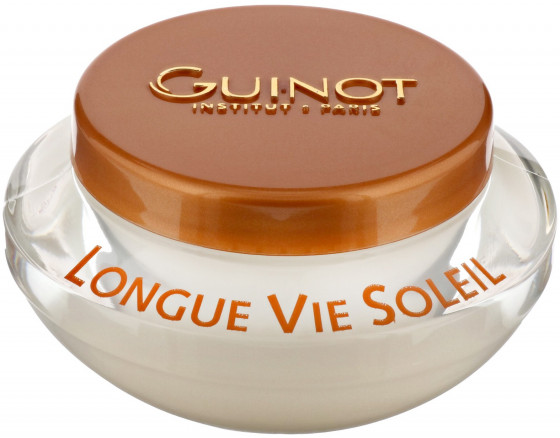 Guinot Longue Vie Soleil Youth Cream Before And After Sun Face - Крем для лица для молодой кожи до и после загара