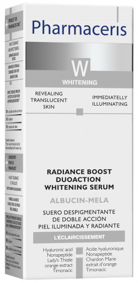 Pharmaceris W Albucin-Mela - Отбеливающая сыворотка для улучшения цвета и сияющего вида лица - 1