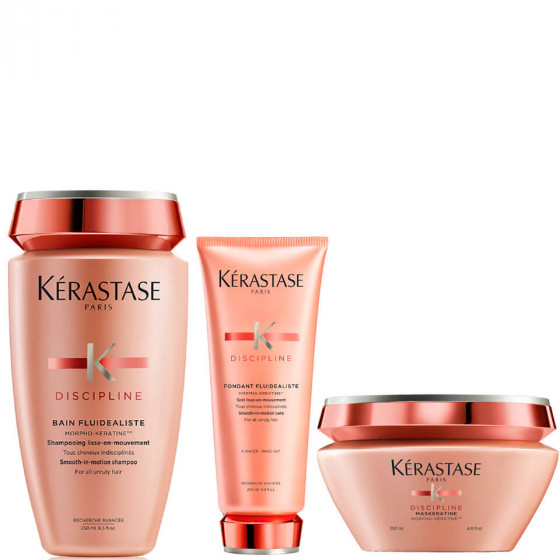 Kerastase Discipline Bain Fluidealiste Smooth-in-Motion Shampoo - Шампунь-ванна для разглаживания непослушных волос - 1