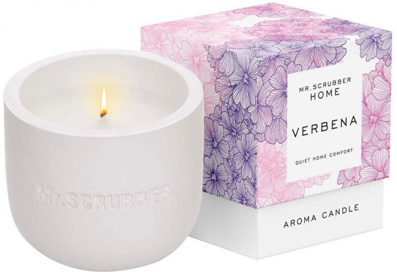 Mr.Scrubber Home Aroma Candle "Verbena" - Ароматическая свеча