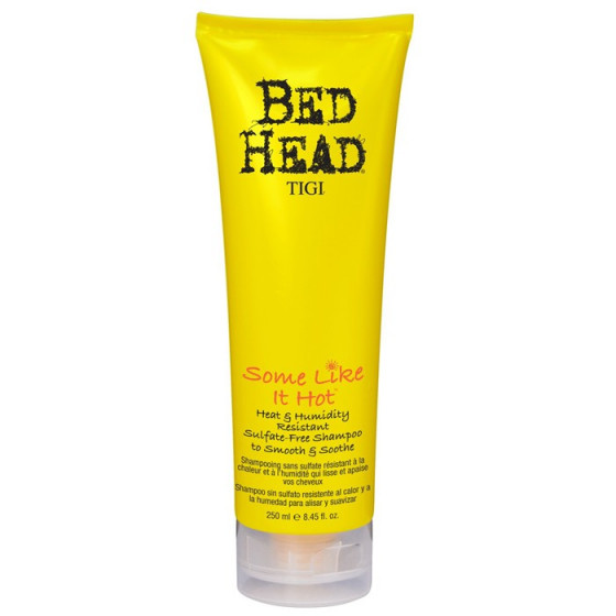 Tigi Bed Head Some Like It Hot Shampoo - Шампунь без сульфата с термозащитой и защитой в условиях повышенной влажности