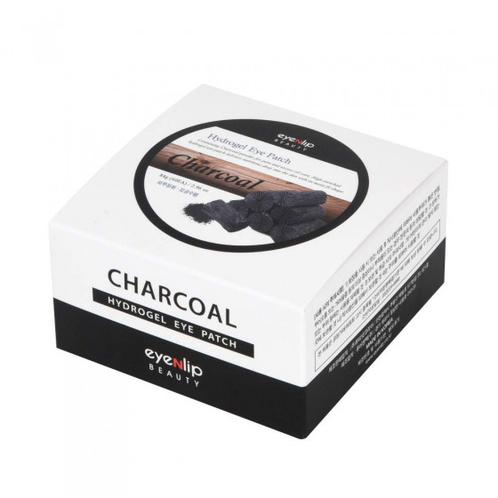 Eyenlip Charcoal Hydrogel Eye Patch - Гидрогелевые патчи с порошком древесного угля для кожи вокруг глаз - 1