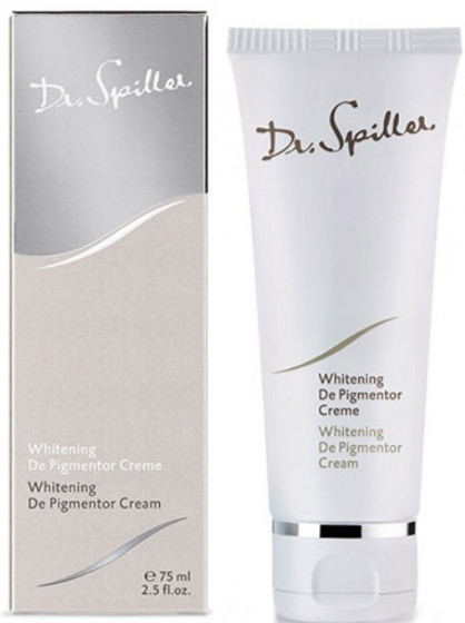 Dr. Spiller Whitening De Pigmentor Cream - Осветляющий депигментирующий крем - 1