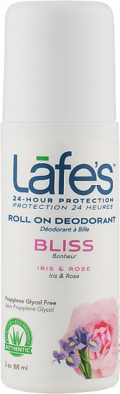 Lafe's Roll On Deodorant Bliss Iris & Rose - Роликовый дезодорант "Ирис и роза"