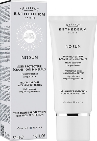 Institut Esthederm No Sun 100% Mineral Screen Protective Care - Защитный крем для лица - 1