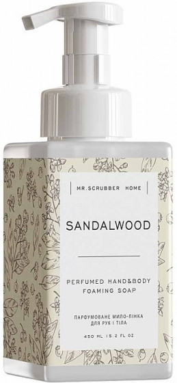 Mr.Scrubber Perfumed Hand & Body Foaming Soap "Sandalwood" - Парфюмированное мыло-пенка для рук и тела