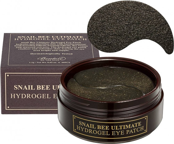 Benton Snail Bee Ultimate Hydrogel Eye Patch - Гидрогелевые патчи с ферментированным муцином улитки и пчелиным ядом - 1