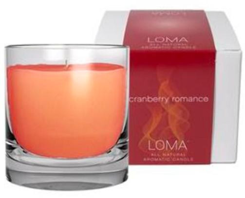 Loma Cranberry Romance Candle - Ароматическая свеча с ароматом клюквы "Романтика"