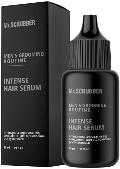 Mr.Scrubber Men's Grooming Routine Intense Hair Serum - Интенсивная сыворотка от выпадения и восстановления роста волос