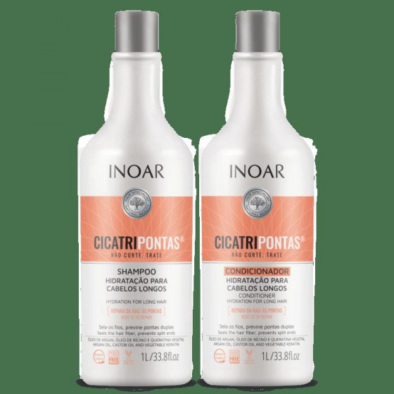 Inoar Duo Absolute Day Moist CLR - Набор для волос Восстановление после кератина