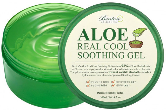 Benton Aloe Real Cool Soothing Gel - Универсальный успокаивающий гель с алоэ 93%