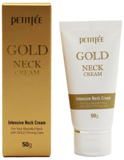 Petitfee & Koelf Gold Neck Cream - Крем для шеи и декольте с золотом