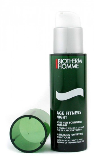 Biotherm Age Fitness Night - Средство для лица от 1-х морщин ночное мужское