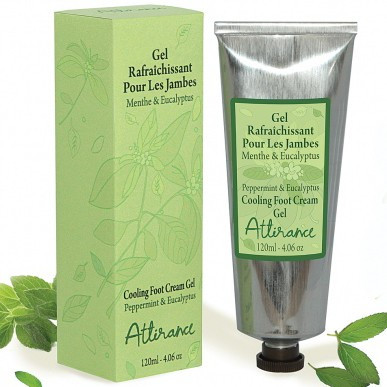 Attirance Cooling Foot Cream Gel Peppermint and Eucalyptus - Охлаждающий крем-гель для ног Мята и Эвкалипт