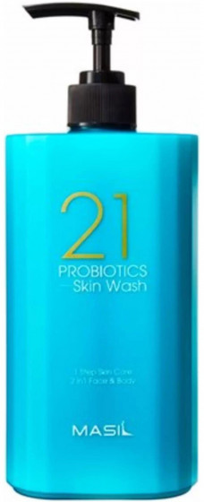 Masil 21 Probiotics Skin Wash - Очищающее средство для лица и тела с пробиотиками