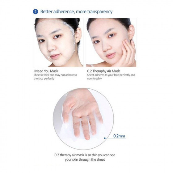 Etude House Therapy Air Mask Collagen Skin Firming - Ультратонкая маска для лица укрепляющая с коллагеном - 1