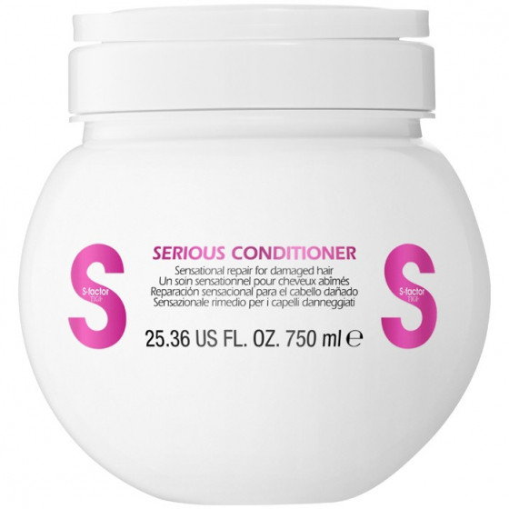 Tigi S-factor Serious Conditioner - Кондиционер-маска с маслом семян подсолнечника