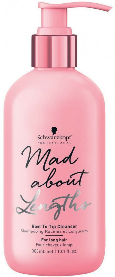 Schwarzkopf Professional Mad About Lengths Root To Tip Cleanser - Бессульфатный шампунь для длинных волос