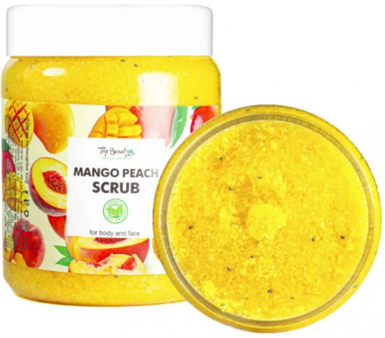 Top Beauty Scrub Mango Peach - Скраб для тела и лица (манго-персик)