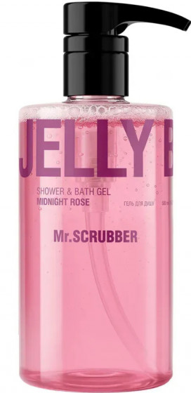 Mr.Scrubber Jelly Bubbles Shower & Bath Gel "Midnight Rose" - Гель для душа