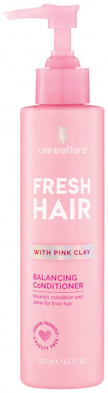 Lee Stafford Fresh Hair Balancing Conditioner - Балансирующий кондиционер с розовой глиной