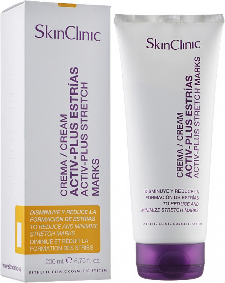 SkinClinic Activ-Plus Stretch Marks Cream - Крем для тела от растяжек "Актив-Плюс" - 1