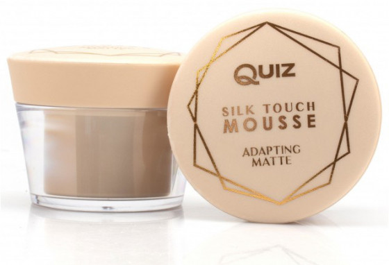 Quiz Cosmetics Silk Touch Mousse Adapting Matte - Тональный мусс "Шелковое прикосновение" - 2