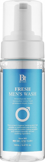 Benton Fresh Men's Wash - Освежающая пенка для интимной гигиены мужчин