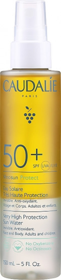 Caudalie Vinosun Very High Protection Sun Water SPF 50+ - Солнцезащитная вода
