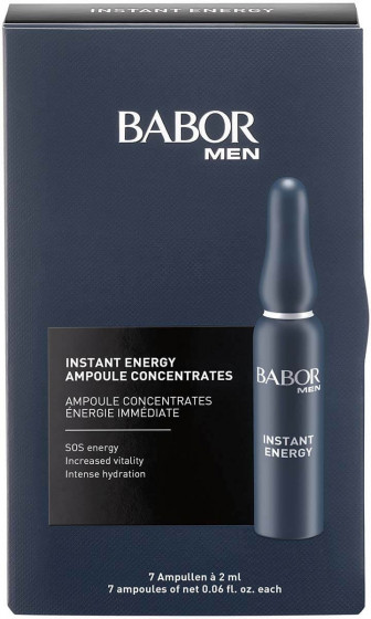 Babor Men Instant Energy Ampoule Concentrates - Ампулы "Активатор Энергии" - 1