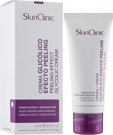 SkinClinic Peeling-Effect Glycolic Cream - Крем для лица "Пилинг-эффект" с гликолевой кислотой - 1