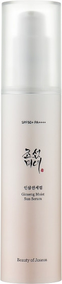 Beauty of Joseon Ginseng Moist Sun Serum SPF 50+ PA++++ - Солнцезащитная увлажняющая сыворотка для лица с экстрактом женьшеня