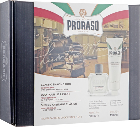 Proraso White Line Classic Shaving Duo - Подарочный набор для бритья