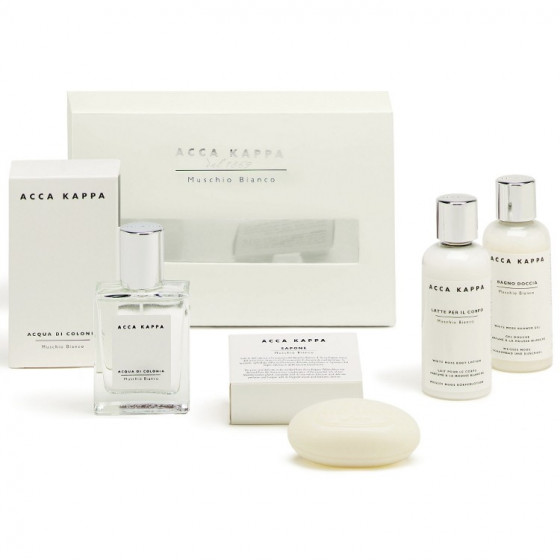 Acca Kappa White Moss Gift Set - Подарочный набор (EDC50+S/G100+B/L100+SOAP)