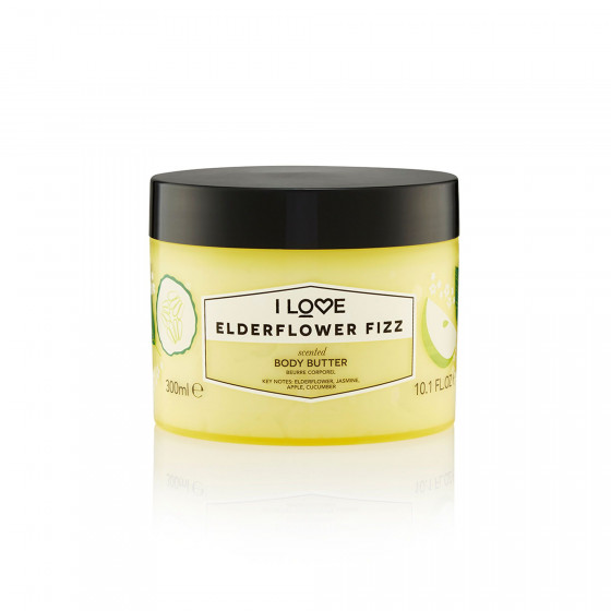 I Love Elderflower Fizz Body Butter - Масло для тела "Коктейль из бузины"