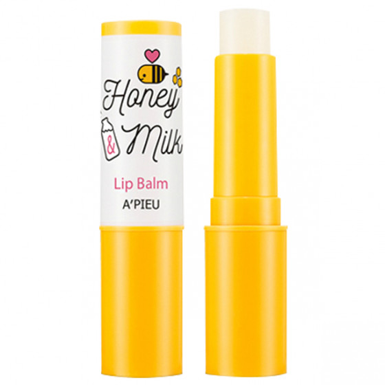 A'Pieu Honey & Milk Lip Balm - Питательный бальзам для губ